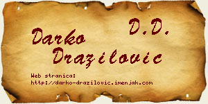 Darko Dražilović vizit kartica